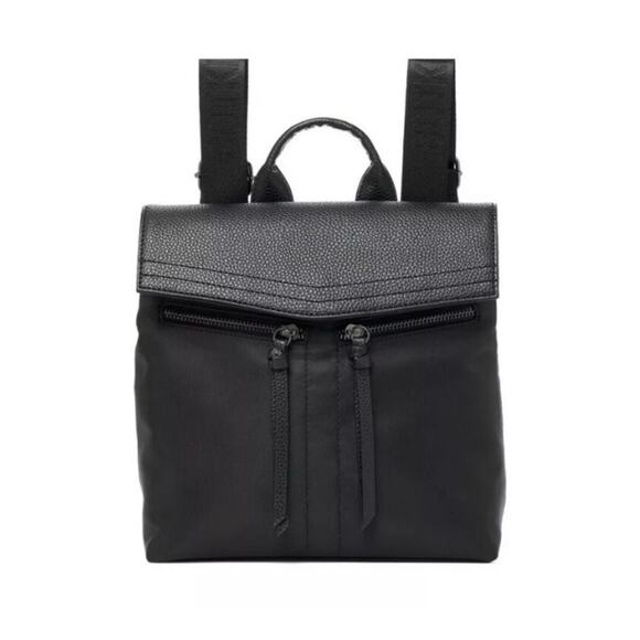 BOTKIER Women\'s Trigger Mini Nylon Backpack Black One Size Lightweight NWT